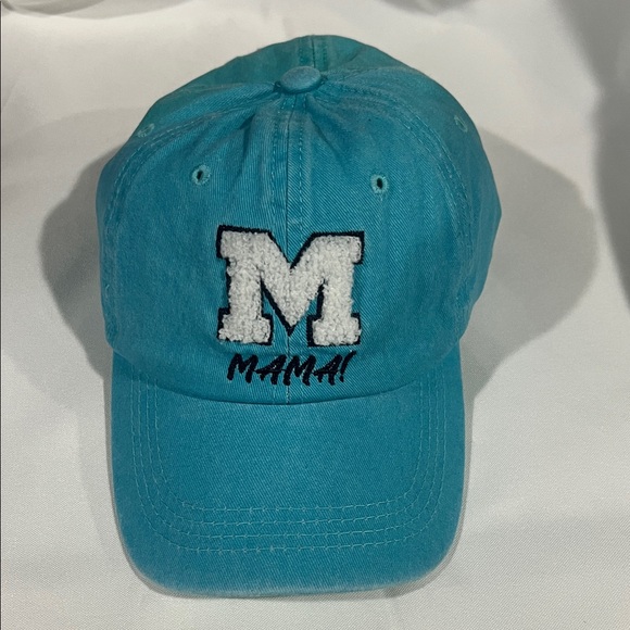 Blue 'MAMA' Cap - Picture 1 of 6